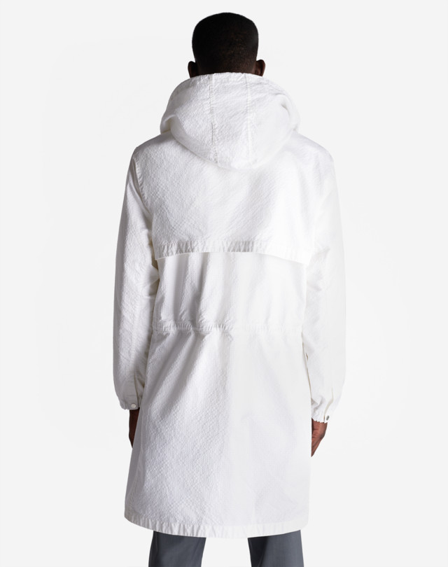 DUNHILL COTTON SEERSUCKER PARKA PARKAS Man e