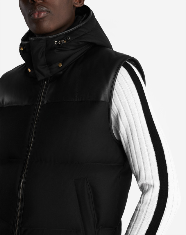 DUNHILL KNITTED HOODED DOWN JACKET DOWN JACKETS Man b