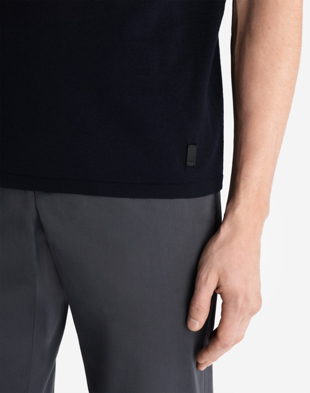 DUNHILL UTILITY PATCH SHORT SLEEVE POLO POLOS Man b