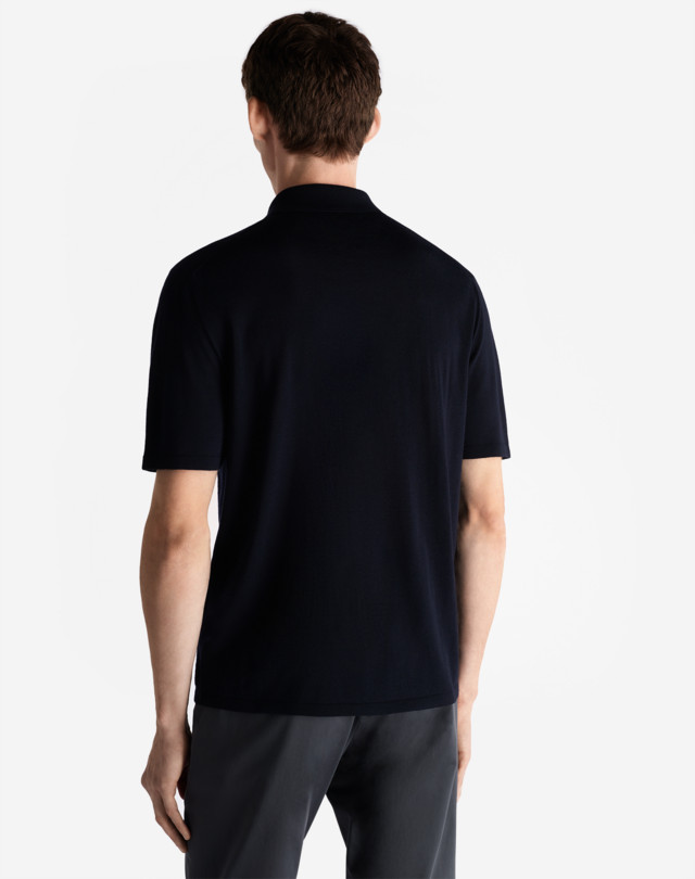 DUNHILL UTILITY PATCH SHORT SLEEVE POLO POLOS Man e