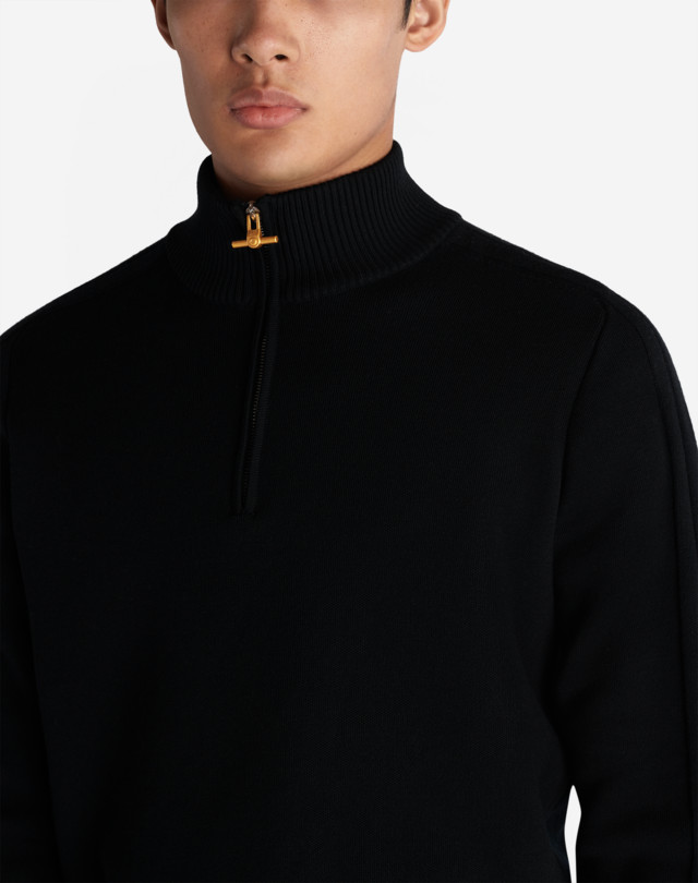 DUNHILL MERINO PERFORMANCE 1/4 ZIP JUMPERS Man a