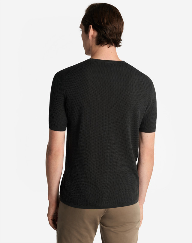 DUNHILL PERFORMANCE PIQUE SHORT SLEEVE T-SHIRT T-SHIRTS Man e