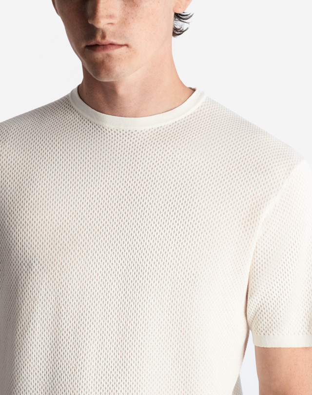 DUNHILL PERFORMANCE PIQUE SHORT SLEEVE T-SHIRT T-SHIRTS Man a