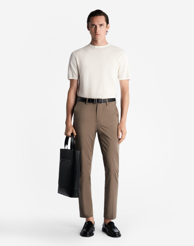 DUNHILL PERFORMANCE PIQUE SHORT SLEEVE T-SHIRT T-SHIRTS Man r