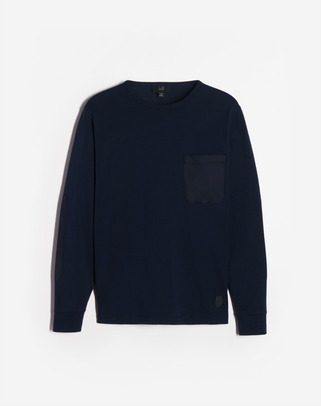 DUNHILL Utility Patch Long Sleeve T-Shirt T-SHIRTS Man f