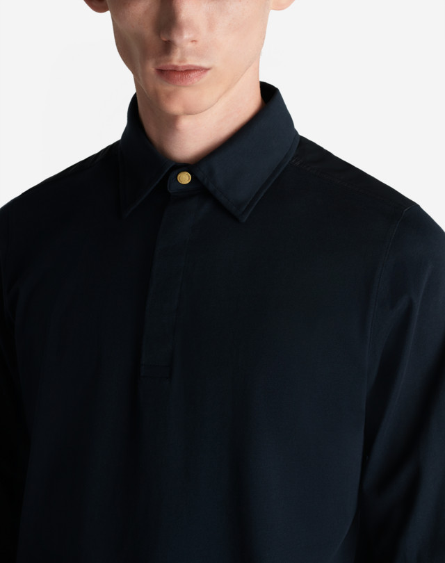 DUNHILL UTILITY PATCH LONG POLO POLOS Man a