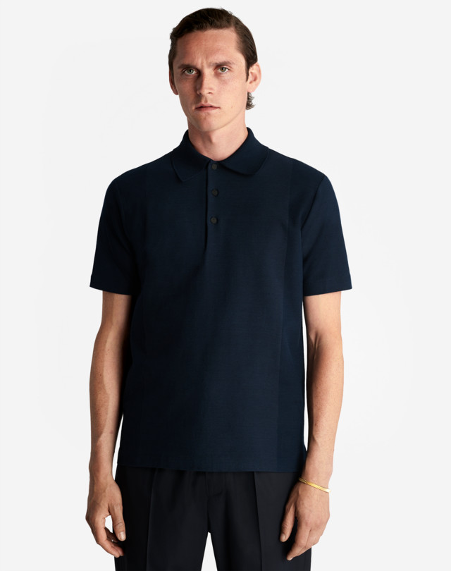 DUNHILL ENGINEERED PANEL POLO POLOS Man d