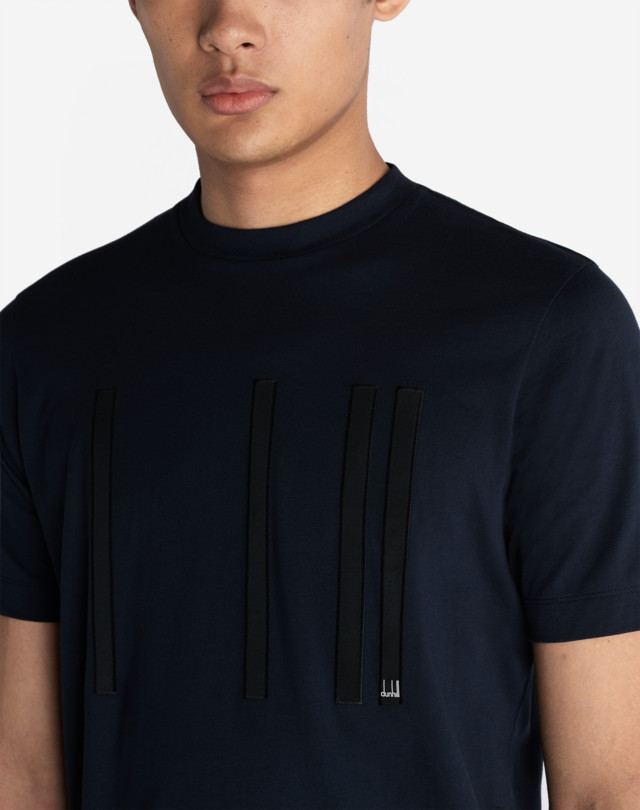 DUNHILL LINES SHORT SLEEVE T-SHIRT T-SHIRTS Man a