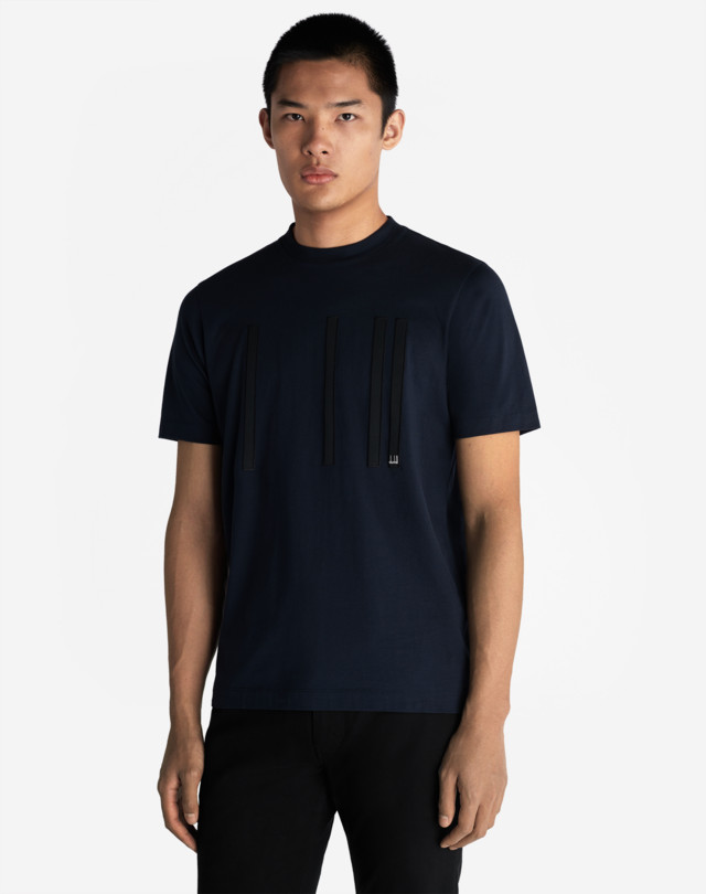 DUNHILL LINES SHORT SLEEVE T-SHIRT T-SHIRTS Man d