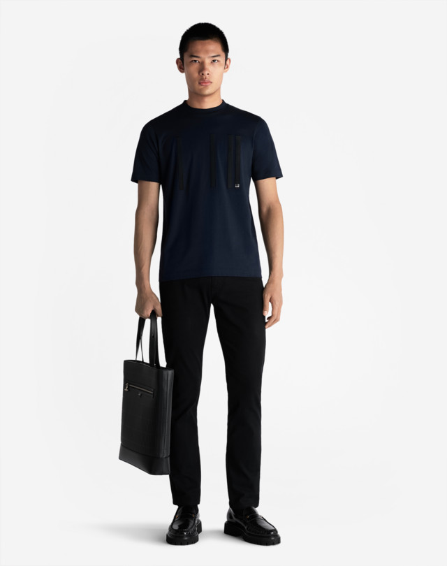 DUNHILL LINES SHORT SLEEVE T-SHIRT T-SHIRTS Man r