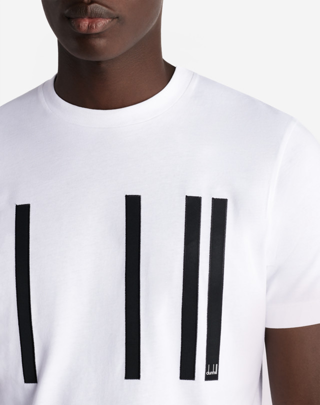 DUNHILL LINES SHORT SLEEVE T-SHIRT T-SHIRTS Man a