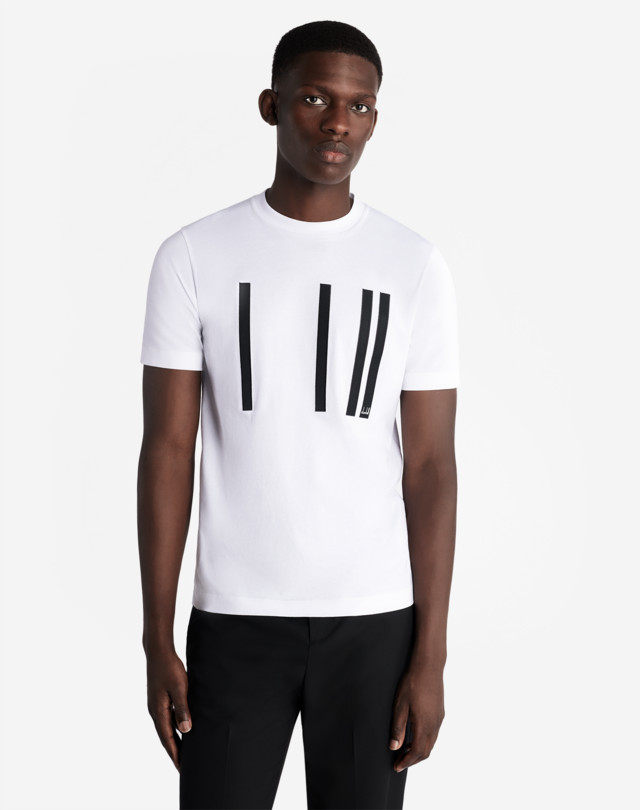 DUNHILL LINES SHORT SLEEVE T-SHIRT T-SHIRTS Man d