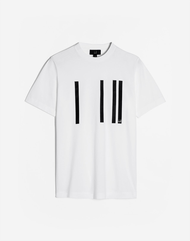 DUNHILL Lines Short Sleeve T-Shirt T-SHIRT Man f