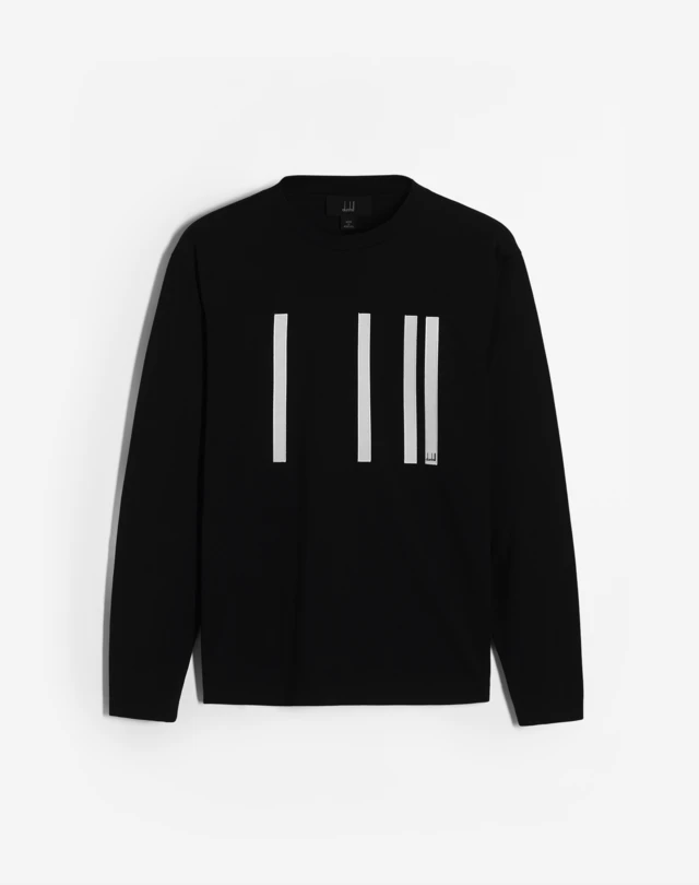 DUNHILL Lines Long Sleeve T-Shirt T-SHIRT Man f