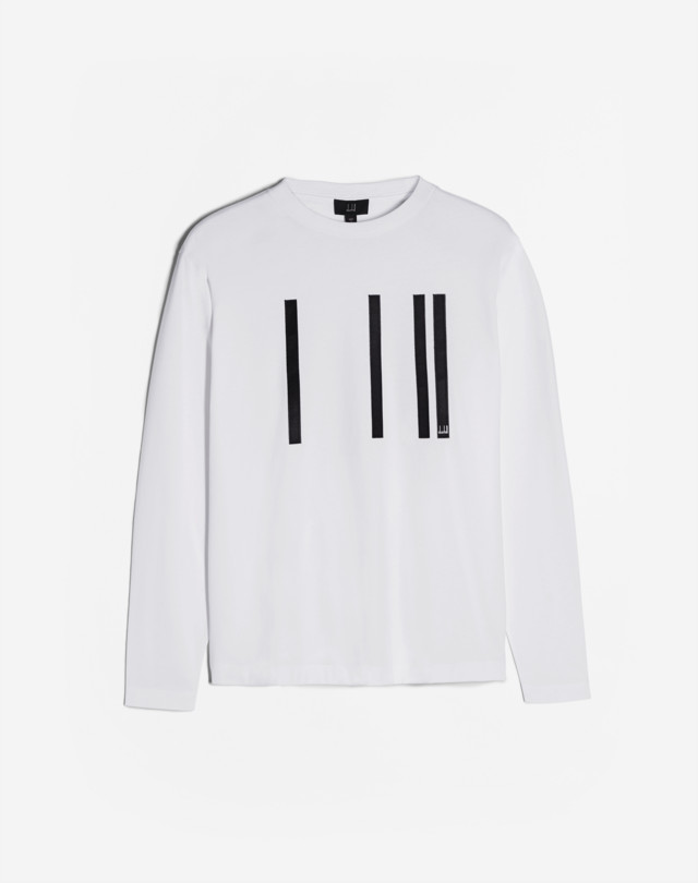 DUNHILL Lines Long Sleeve T-Shirt T-SHIRT Man f
