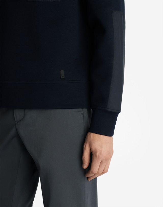 DUNHILL UTILITY 1/4 ZIP SWEATSHIRT SWEAT-SHIRTS Man b