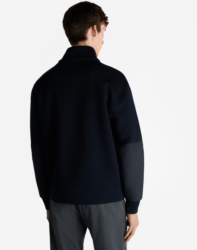 DUNHILL UTILITY 1/4 ZIP SWEATSHIRT SWEAT-SHIRTS Man e