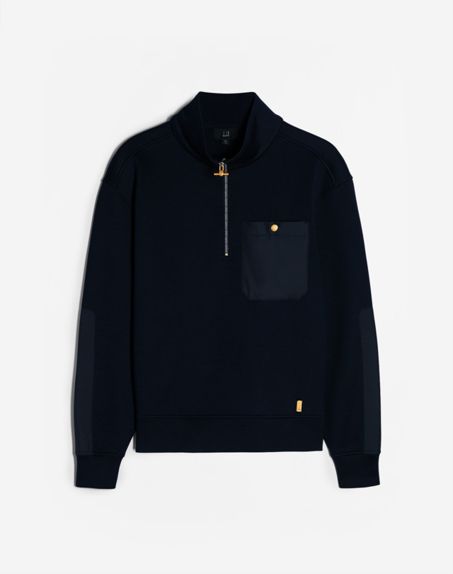 DUNHILL Utility 1/4 Zip Sweatshirt SWEATSHIRTS Man f