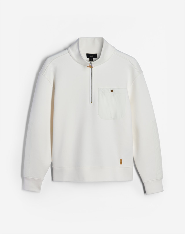 DUNHILL Utility 1/4 Zip Sweatshirt SWEATSHIRTS Man f