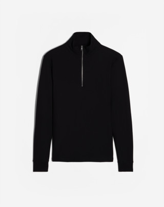 Coolmax Pullover Aus Seide Mit 1/4 Reiẞverschluss