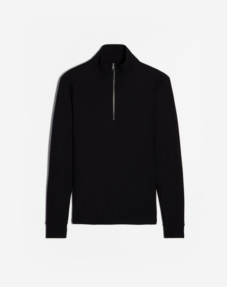 DUNHILL SWEATSHIRTS Man PERFORMANCE SILK 1/4 ZIP

 f