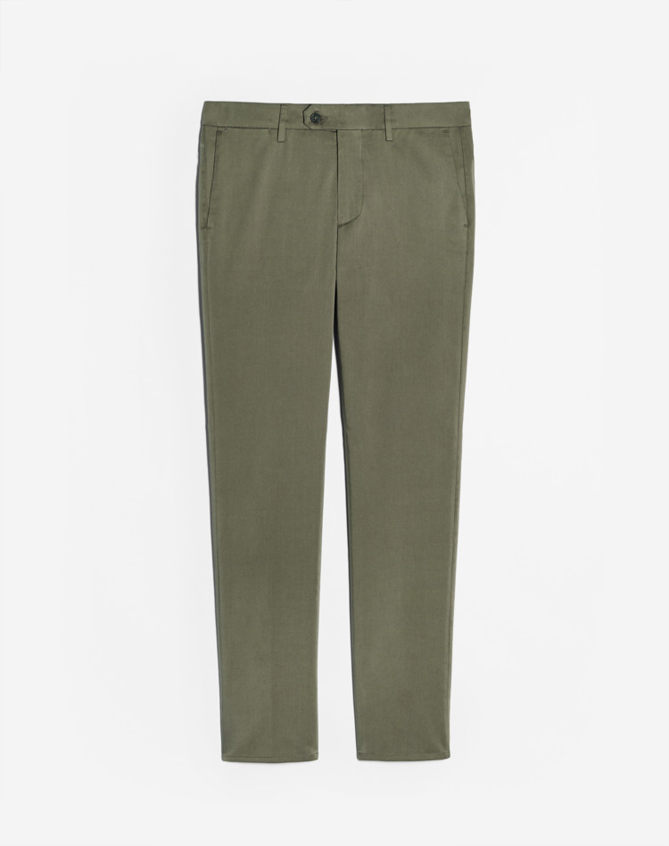 DUNHILL CHINOS Man COTTON SILK MAYFAIR CHINO f