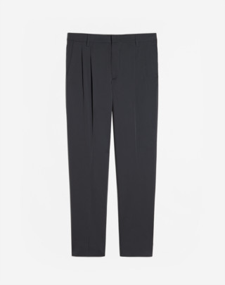 Cotton Silk Double Pleat Chino