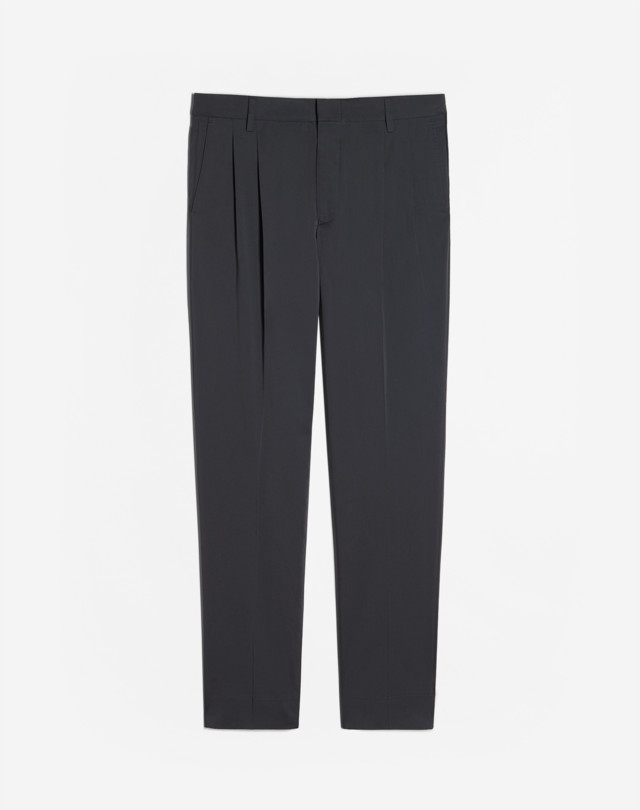 DUNHILL Cotton Silk Double Pleat Chino CHINOS Man f