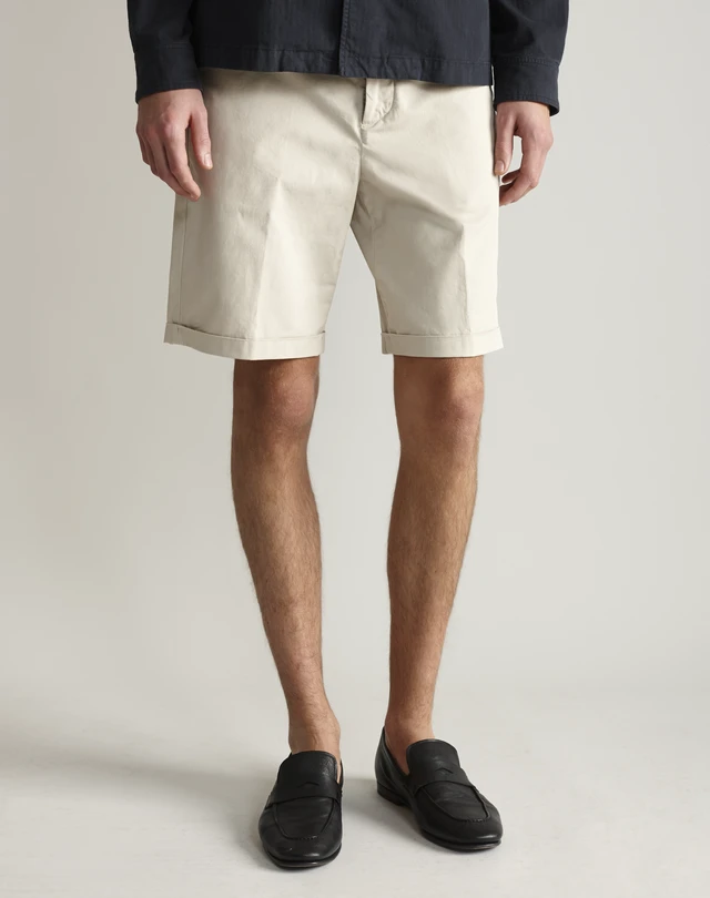 DUNHILL Twill Cotton Bermuda Shorts SHORTS Man f