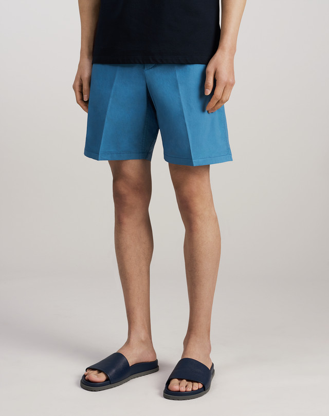 DUNHILL Tailored Cotton Shorts SHORTS Man f
