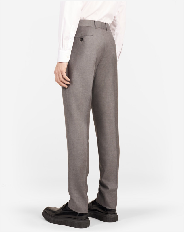 DUNHILL WOOL SUPER 150 BELGRAVIA TROUSERS FORMAL TROUSERS Man e