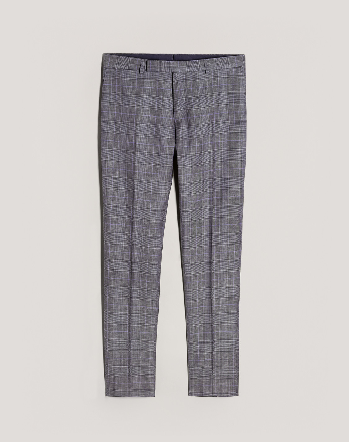 ジルサンダー ヴァージンウールチェックパンツ グレー fit=scale-down,w=1200