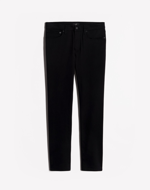 DUNHILL Cotton Cashmere 5-Pocket Trousers CHINOS Man f