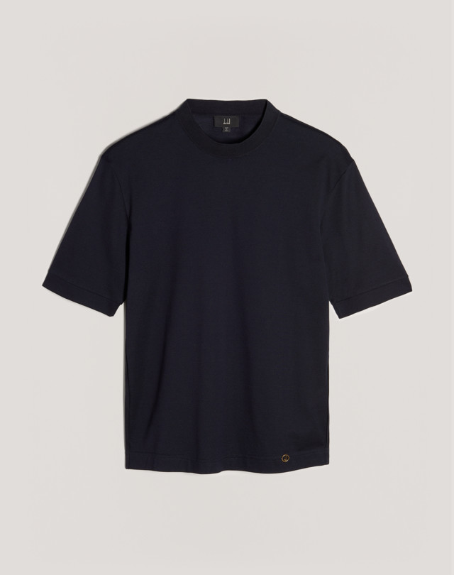 DUNHILL KNIT DETAIL T-SHIRT T-SHIRTS Man f
