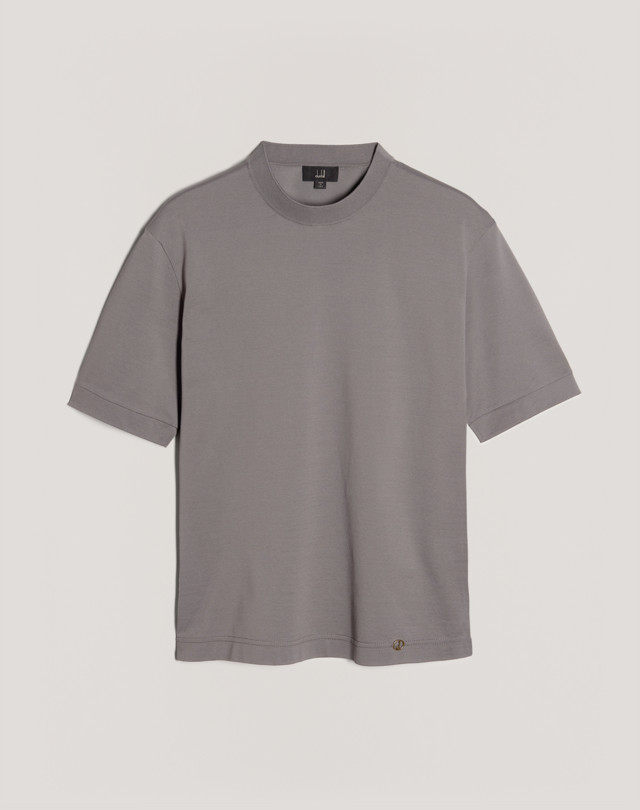 DUNHILL KNIT DETAIL T-SHIRT T-SHIRTS Man f