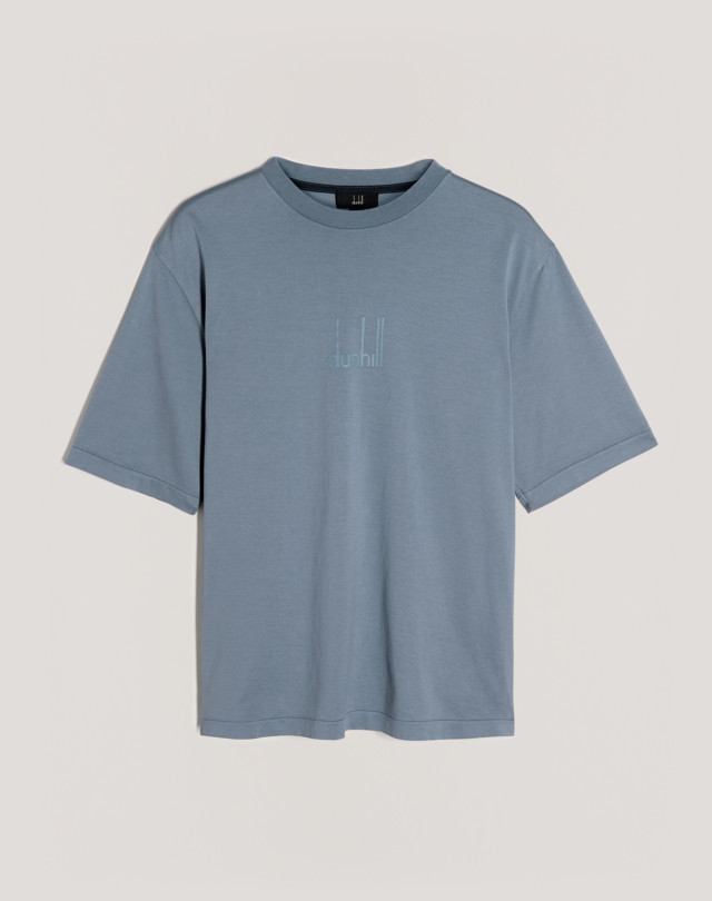 DUNHILL GARMENT DYE LEGACY RELAXED T-SHIRT T-SHIRTS Man f