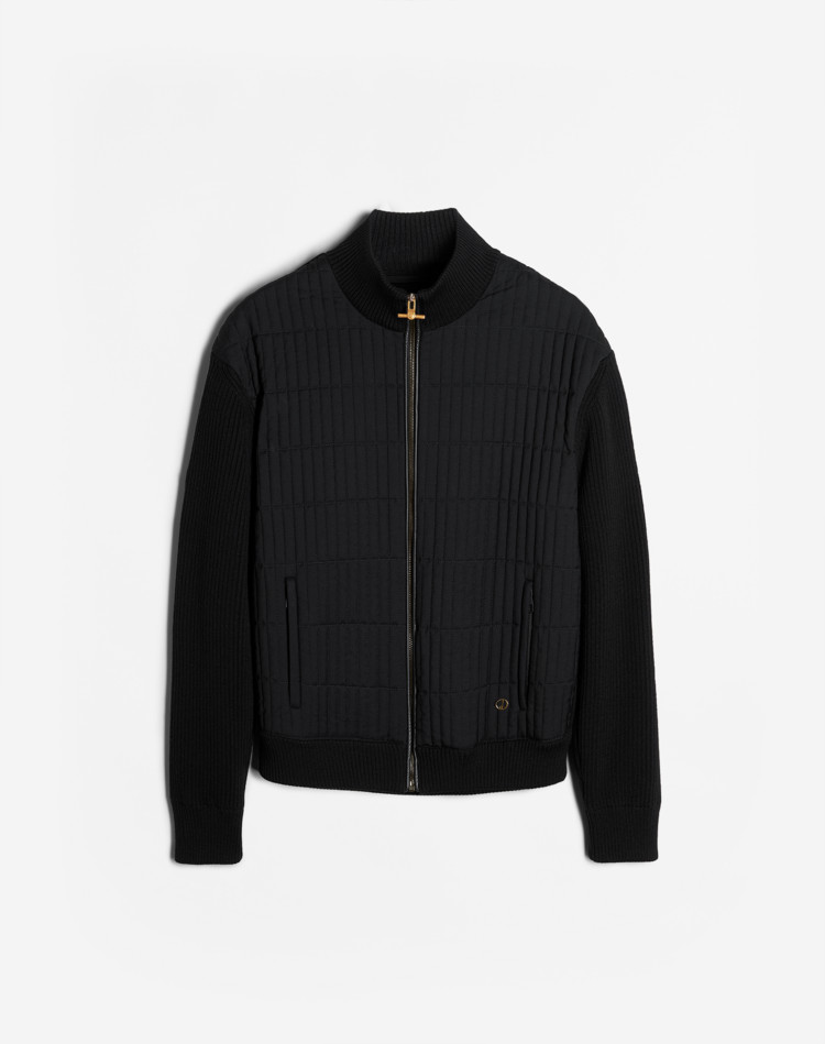 ROLLA QUILT BOMBER JACKET DUNHILL BOMBER JACKETS Man ROLLA QUILT BOMBER JACKET f