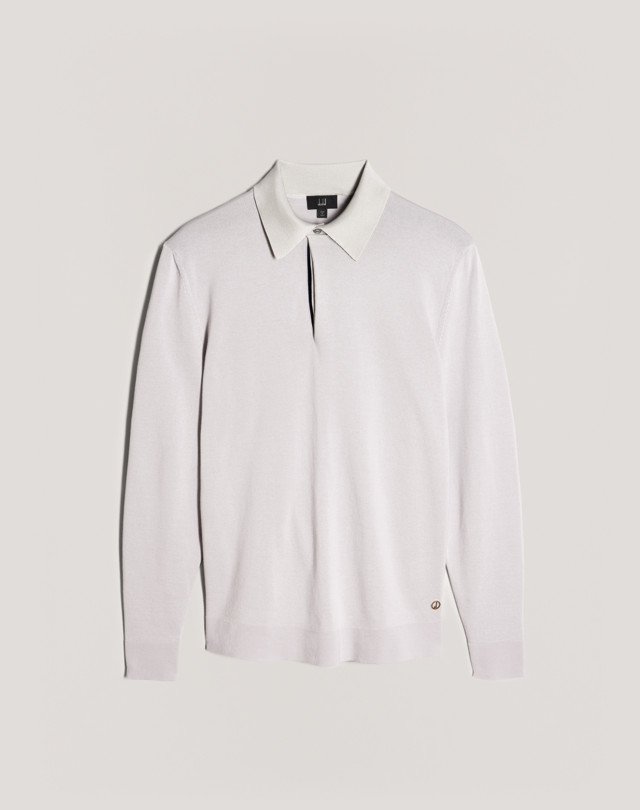 DUNHILL CONTRAST PLACKET POLO POLOS Man f
