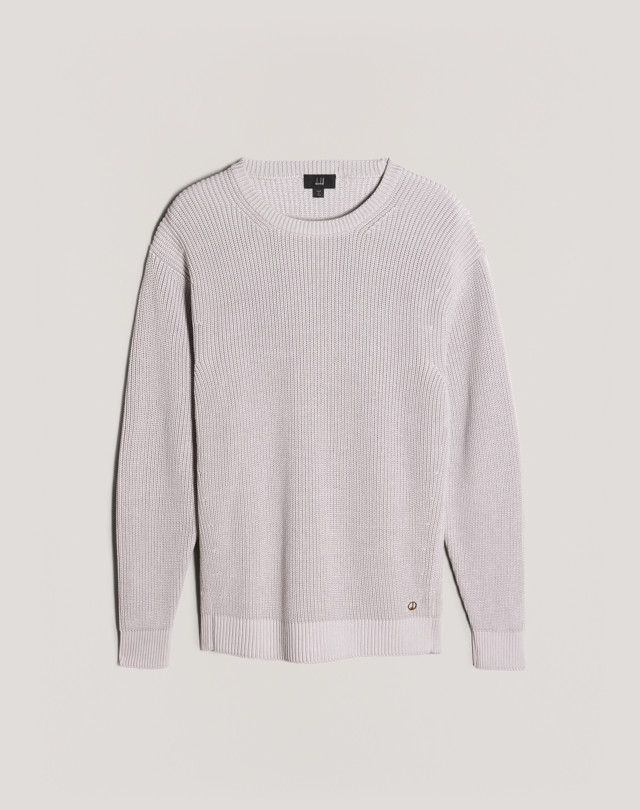DUNHILL ENGINEERED RIB MILITARY JUMPER JUMPERS Man f