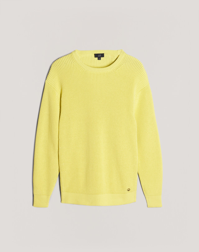 DUNHILL ENGINEERED RIB MILITARY JUMPER JUMPERS Man f