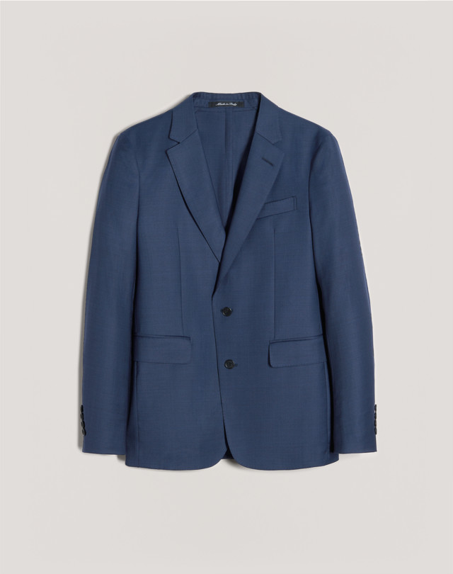 DUNHILL WOOL SHARKSKIN TRAVEL JACKET BLAZER Man f
