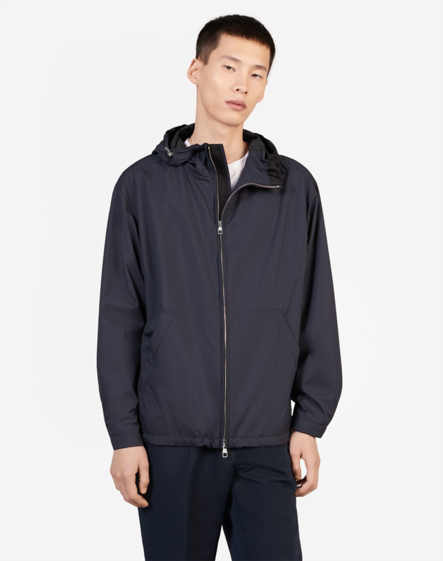 DUNHILL LIGHTWEIGHT HOODED JACKET SPORTS JACKETS Man d