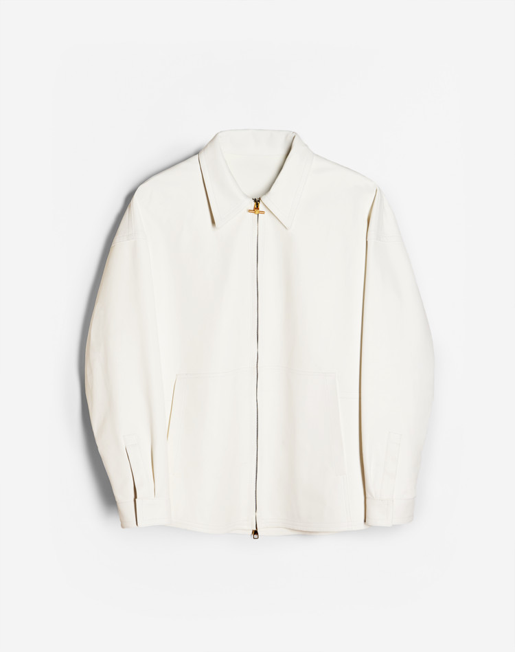 LEATHER WORK JACKET DUNHILL LEATHER JACKETS Man LEATHER WORK JACKET f