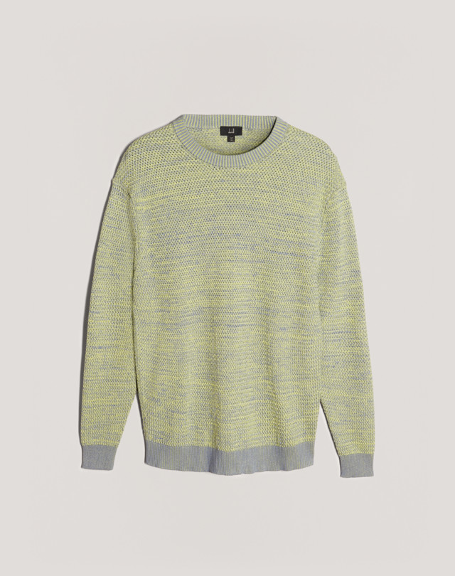 Men's TEXTURED MELANGE JUMPER | dunhill US Online Store