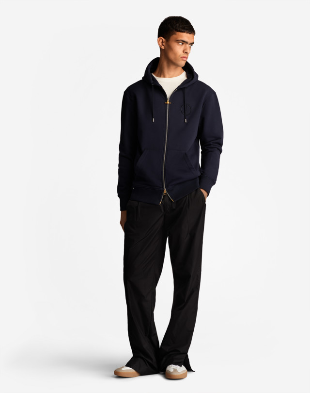DUNHILL D ZIP-THROUGH HOODIE
 SWEATSHIRTS Man r