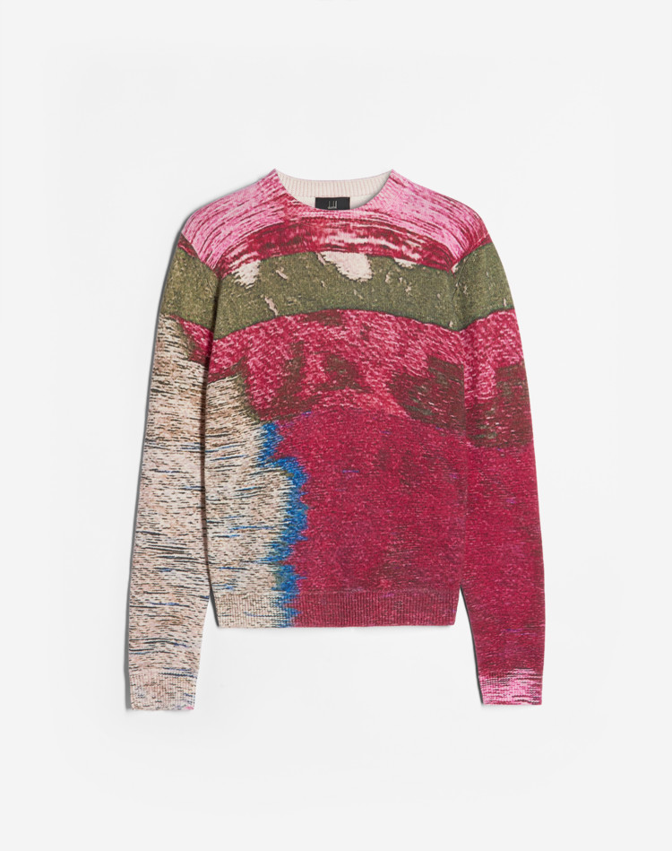 ABSTRACT FLORALS JUMPER DUNHILL JUMPERS Man ABSTRACT FLORALS JUMPER f