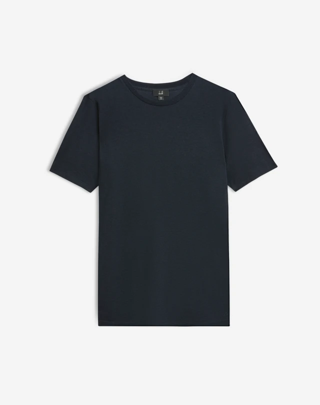 DUNHILL Cotton Cashmere Pique T-Shirt T-SHIRT Man f