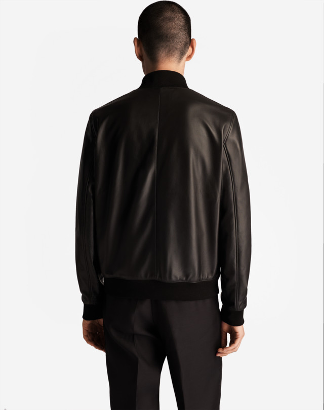 DUNHILL LEATHER BOMBER LEATHER BOMBERS Man e