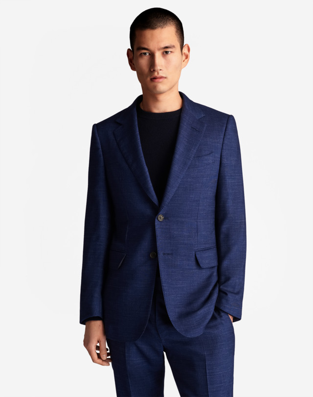 DUNHILL SILK CASHMERE LINEN BLEND KENSINGTON JACKET BLAZER Man d