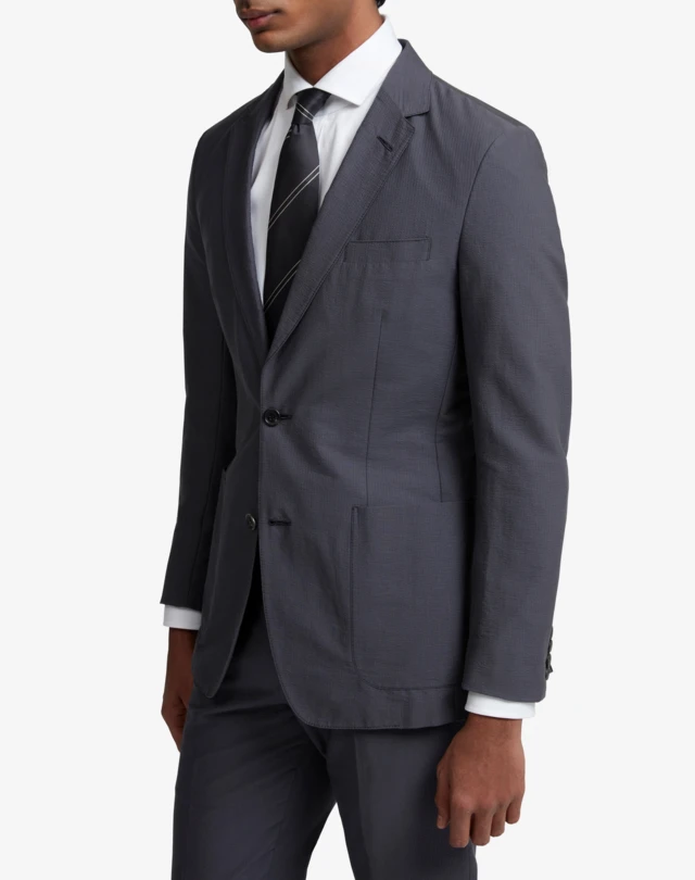 DUNHILL SEERSUCKER MAYFAIR JACKET BLAZERS Man b